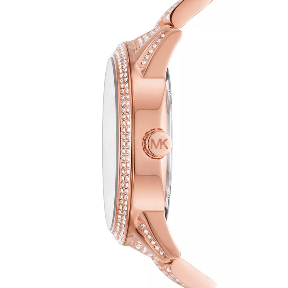 Michael kors Bradshaw Multifunction Rose Gold-Tone Stainless Steel Watch - Picture 3 of 3